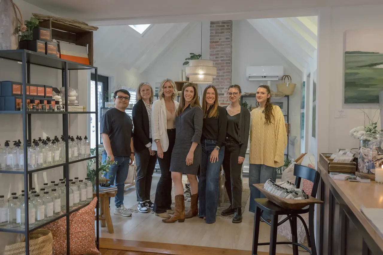 The STELLAN team together in the Rehoboth Beach shop